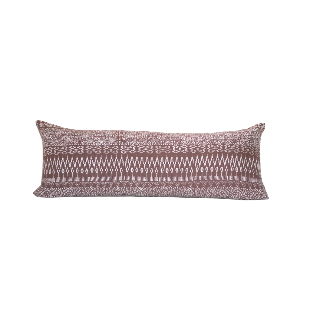 Berry Rust Batik pillow