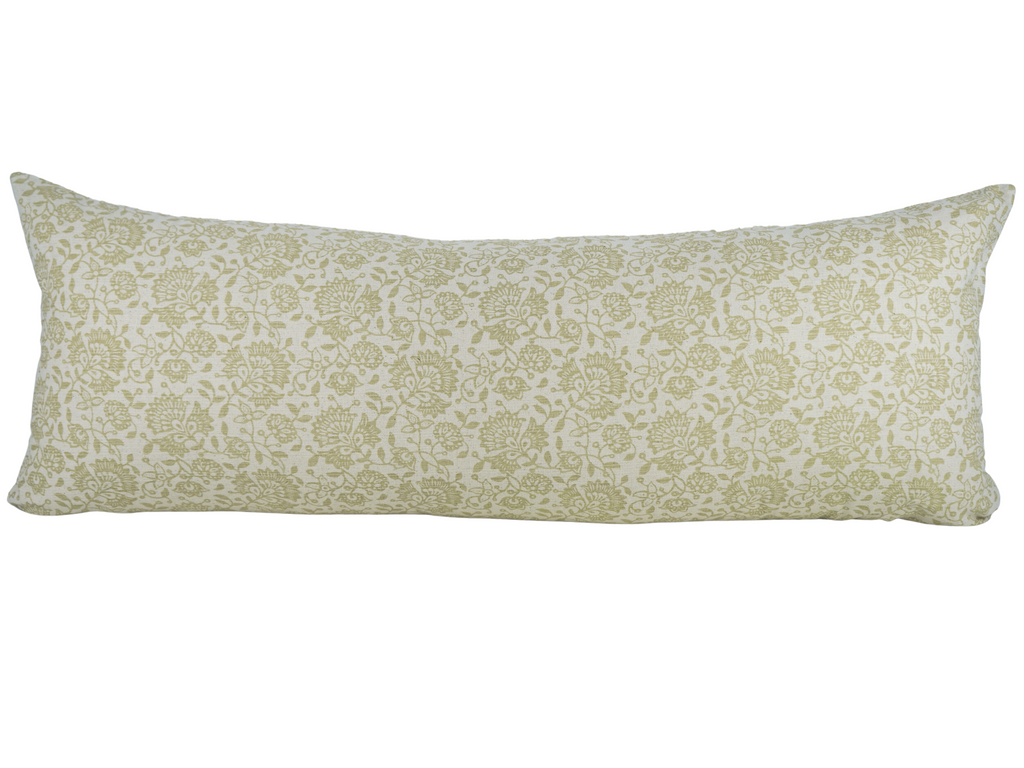 Sara Floral Block Print pillow