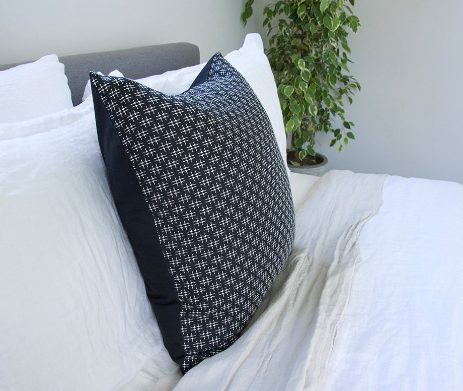 Woven Hashtag pillow