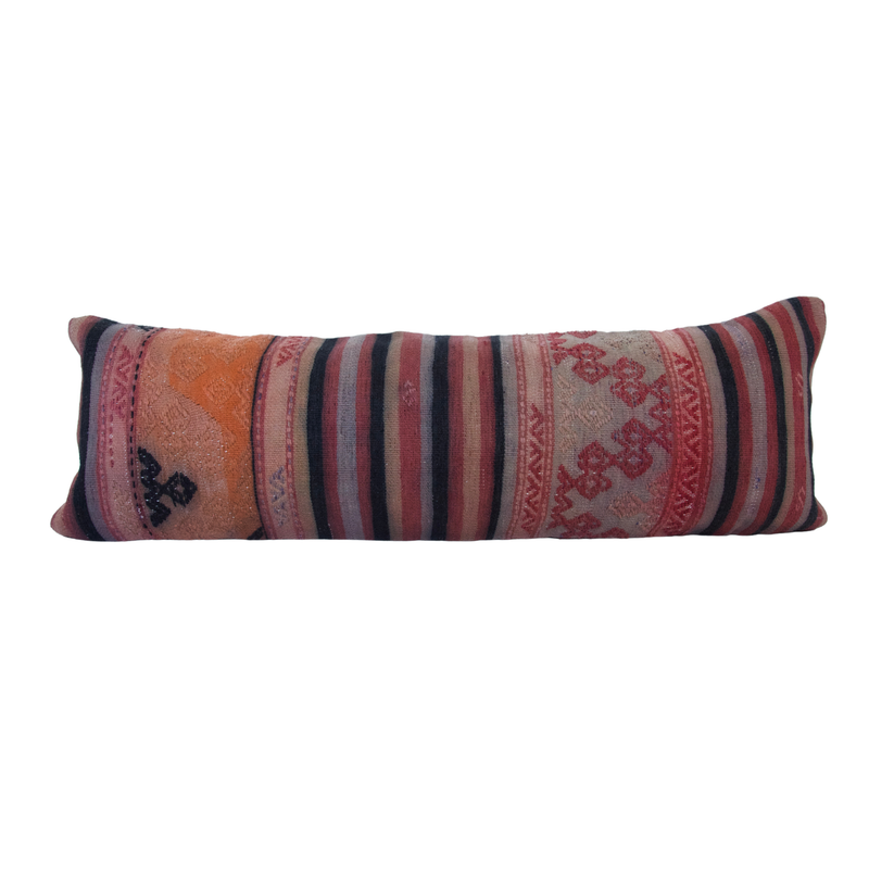 Kilim Extra Long Lumbar Pillow 10 14x36