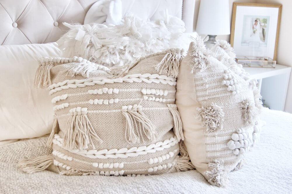 Tips for Choosing & Layering Pillows for Bohemian Style Bedrooms