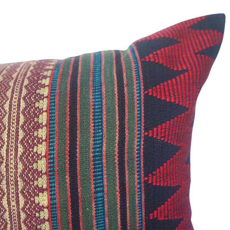 Aienla Naga Tribal Lumbar Pillow