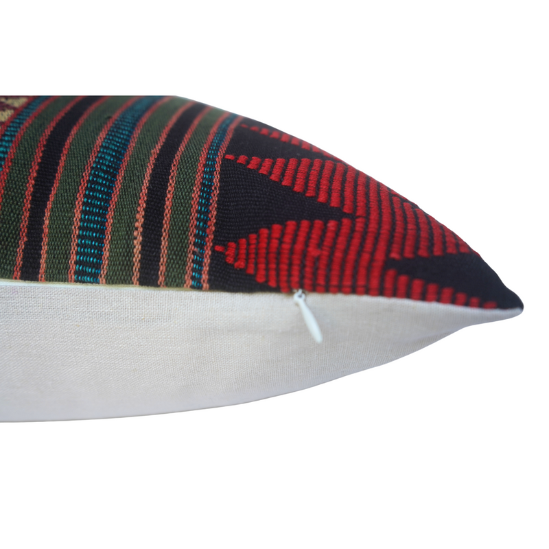 Aienla Naga Tribal Lumbar Pillow