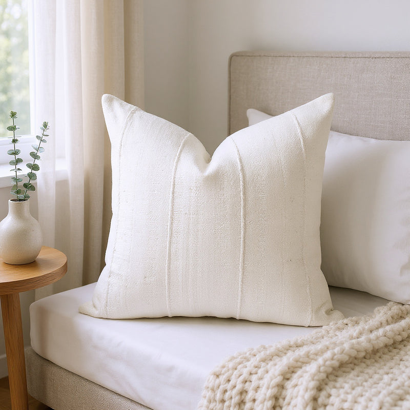 White Kani Vintage Mud Cloth