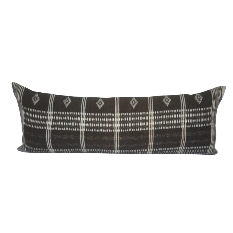Kinjal Bhujodi Dark Chocolate Lumbar