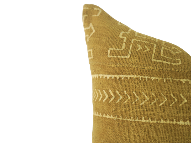 Mustard Tribal Mud Cloth