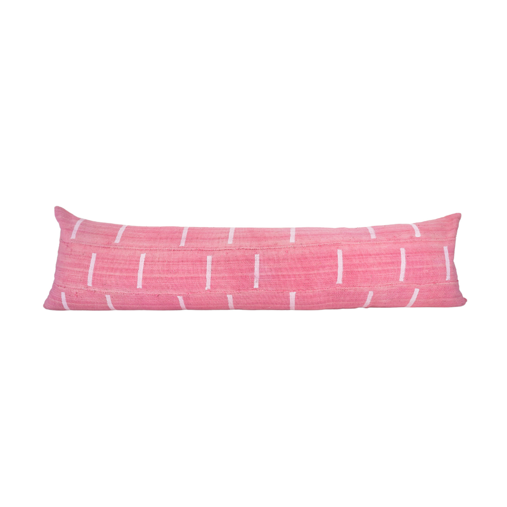 Soft Pink Dashes Mud Cloth