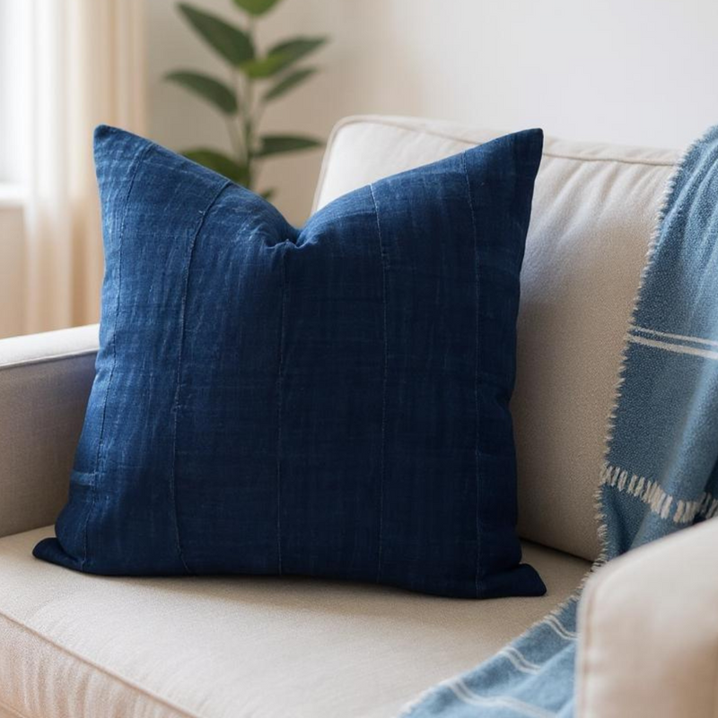 Deep Blue Solid Vintage Indigo