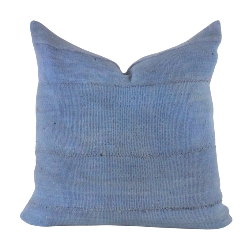 Solid Blue Mud Cloth