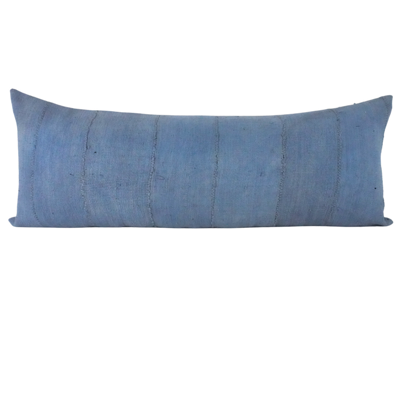 Solid Blue Mud Cloth