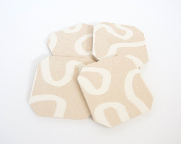 Abstract Winding Coaster Set