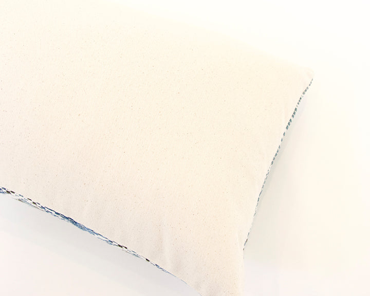 Adoette Indigo (Reverse) Extra Long Lumbar Pillow - 14x36