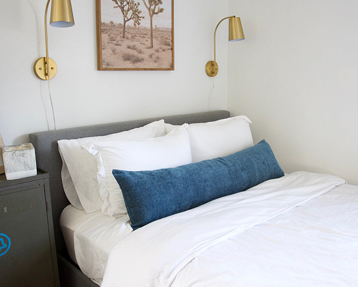 Atlantic Blue Extra Long Lumbar Pillow Case - 14x50