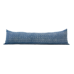 Batik Extra Long Lumbar Pillow - Blue - 14x50 pillow