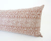 Batik Extra Long Lumbar Pillow - Blush - 14x36 - #2