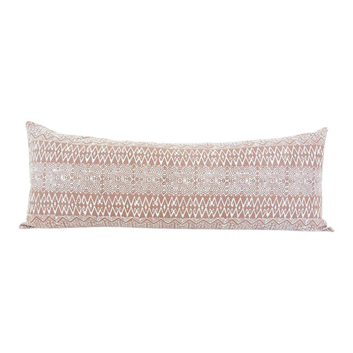 Batik Extra Long Lumbar Pillow - Blush - 14x36 - #2 pillow