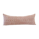 Batik Extra Long Lumbar Pillow - Blush - 14x36 pillow