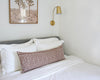 Batik Extra Long Lumbar Pillow Case - Mocha - 14x36