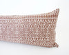 Batik Extra Long Lumbar Pillow Case - Mocha - 14x36