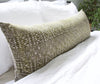 Batik Extra Long Lumbar Pillow - Moss Green - 14x36