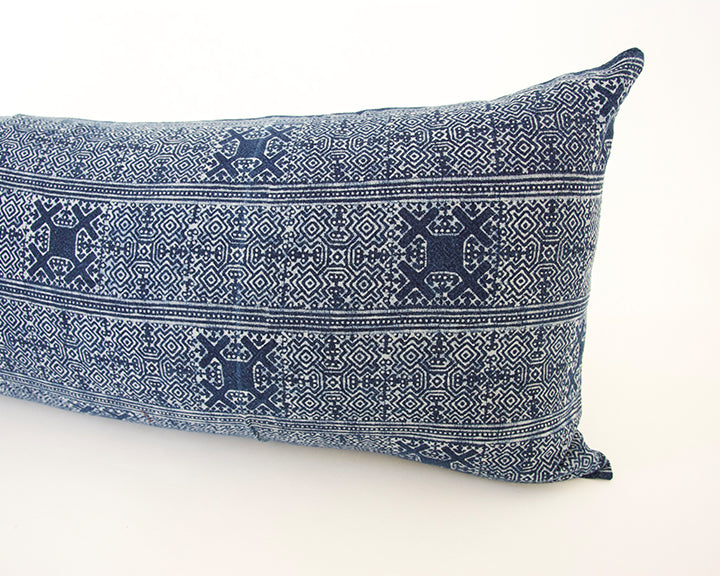 Batik Extra Long Lumbar Pillow 14x36 - #11