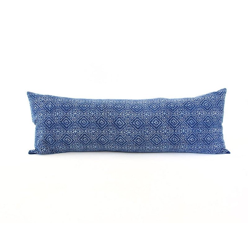 Batik Extra Long Lumbar Pillow 14x36 - #12 pillow