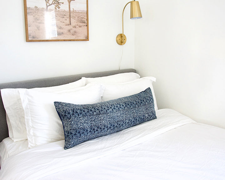 Batik Extra Long Lumbar Pillow 14x36 - #13