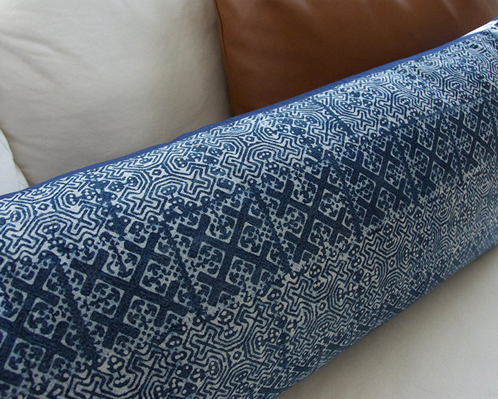 Batik Extra Long Lumbar Pillow Case 14x36 - #14