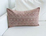Batik Lumbar Pillow - Blush - 14x22