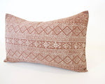 Batik Lumbar Pillow - Blush - 14x22