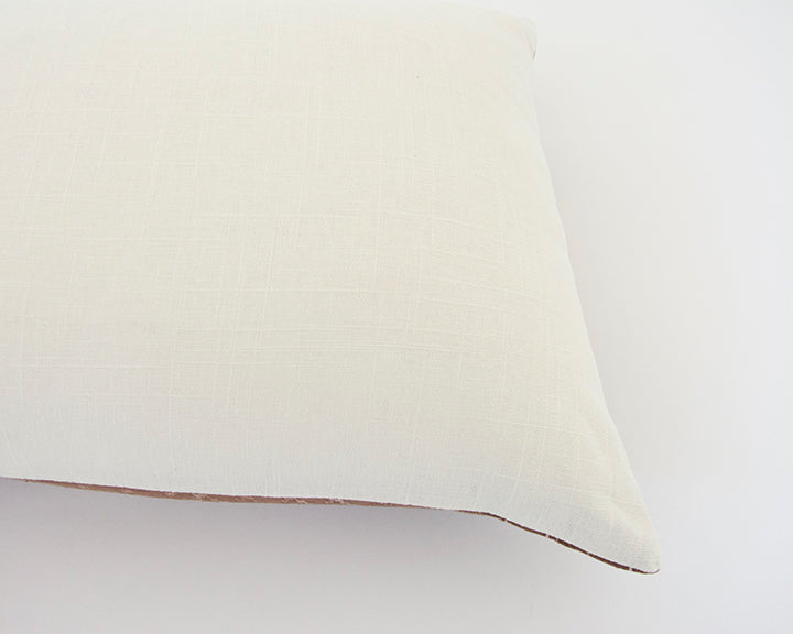 Batik Lumbar Pillow - Blush - 14x22 #1