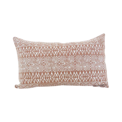 Batik Lumbar Pillow - Blush - 14x22 #1 pillow