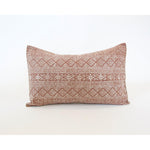 Batik Lumbar Pillow - Blush - 14x22 pillow