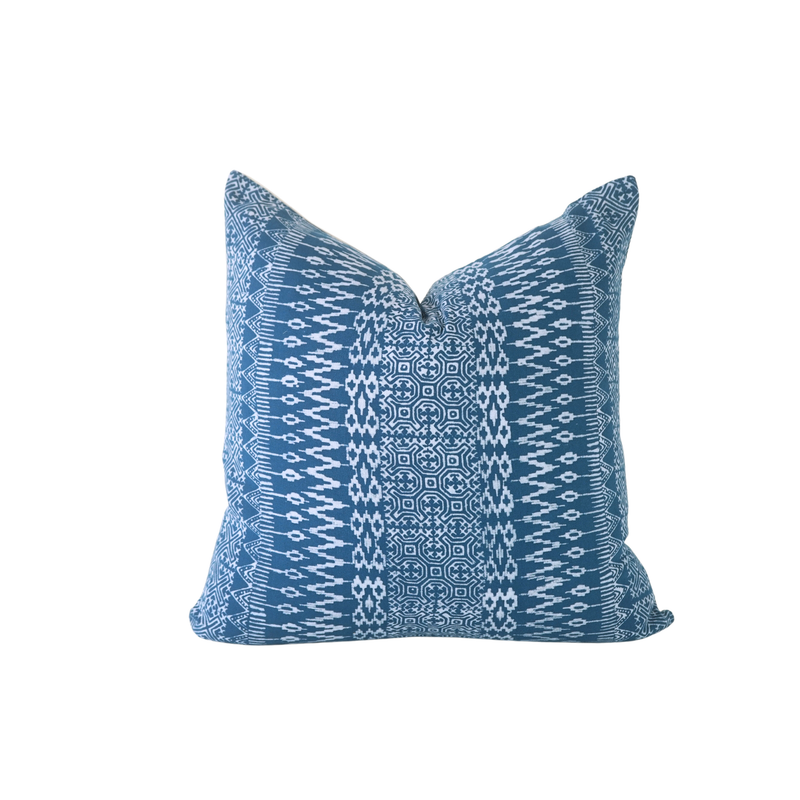 Baltic Blue Batik pillow