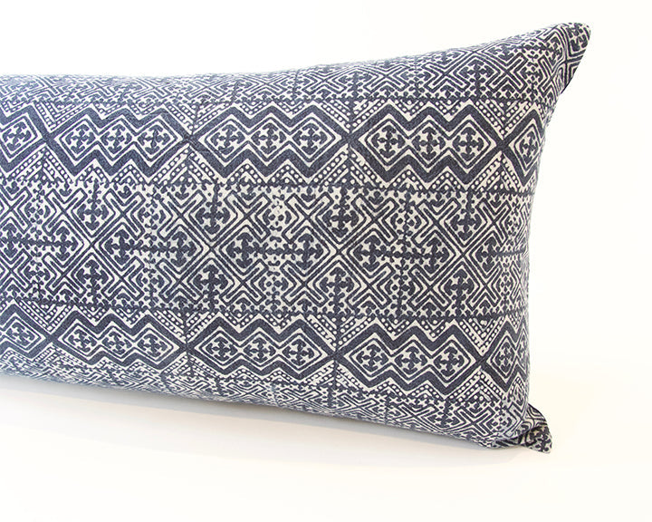 Batik Extra Long Lumbar Pillow 14x36 - #10