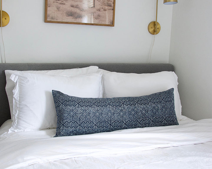 Batik Extra Long Lumbar Pillow 14x36 - #10