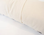 Black & Cream Zig Zag Extra Long Lumbar Pillow Case - 14x50