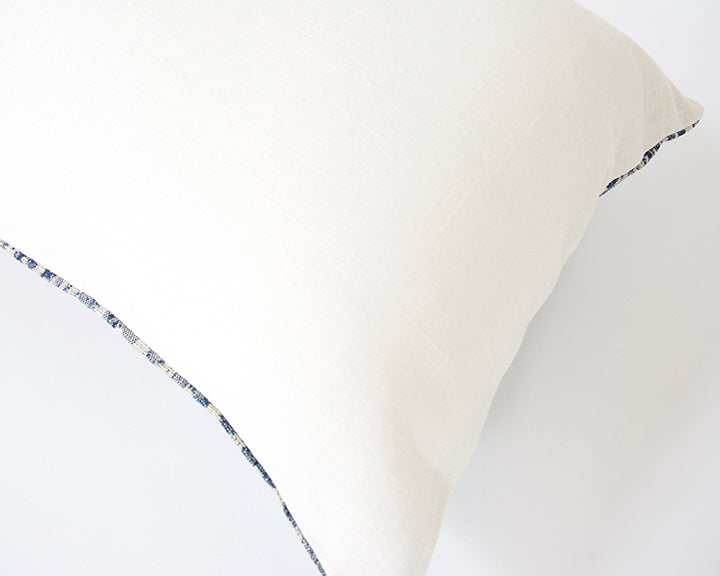 Blue &¬¨‚Ä†Off-White¬¨‚Ä†Southwestern Extra Long Lumbar Pillow Case - 14x36