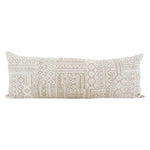 Brown & Light Beige Southwestern Extra Long Lumbar Pillow Case - 14x36 pillow