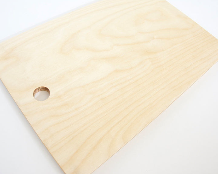 Minimal Line Curvature - Black and White Cutting Board (FINAL SALE)