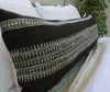 Dark Brown Bhujodi Extra Long Lumbar Pillow - 14x36 - #2