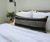 Dark Brown Bhujodi Extra Long Lumbar Pillow - 14x36 - #2