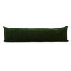 Forest Green Velvet Extra Long Lumbar Pillow Case - 14x50 pillow