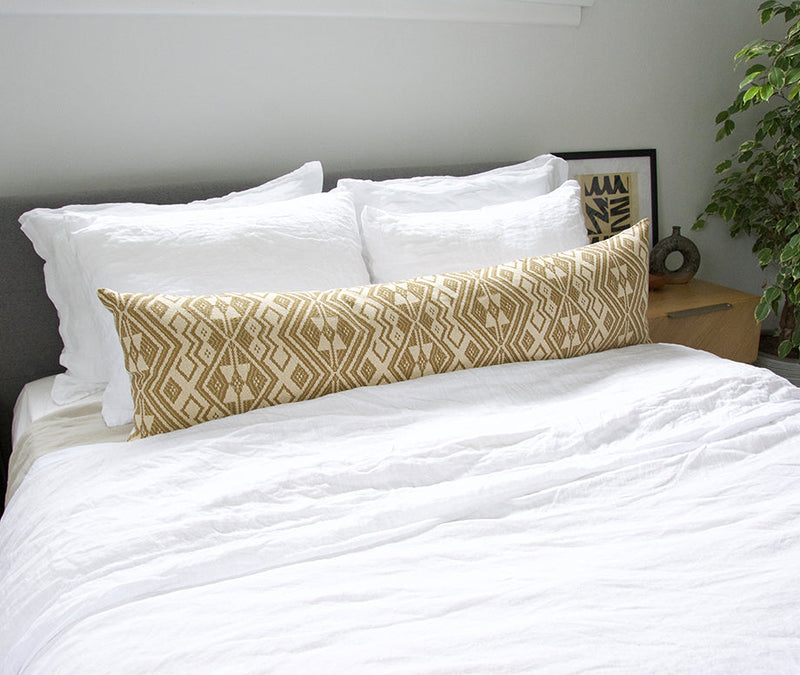 Golden Ebony Extra Long Lumbar Pillow Case - 14x50