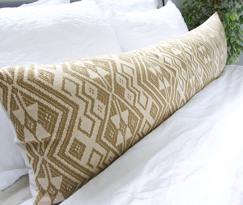Golden Ebony Extra Long Lumbar Pillow Case - 14x50