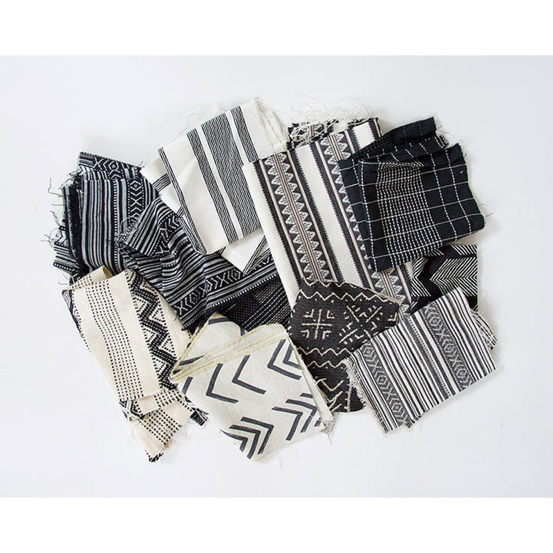 Fabric Bundle: Black & White #2 pillow