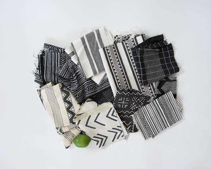 Fabric Bundle: Black & White #2