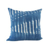 Indigo African Mud Cloth Pillow - 22x22 #4 pillow