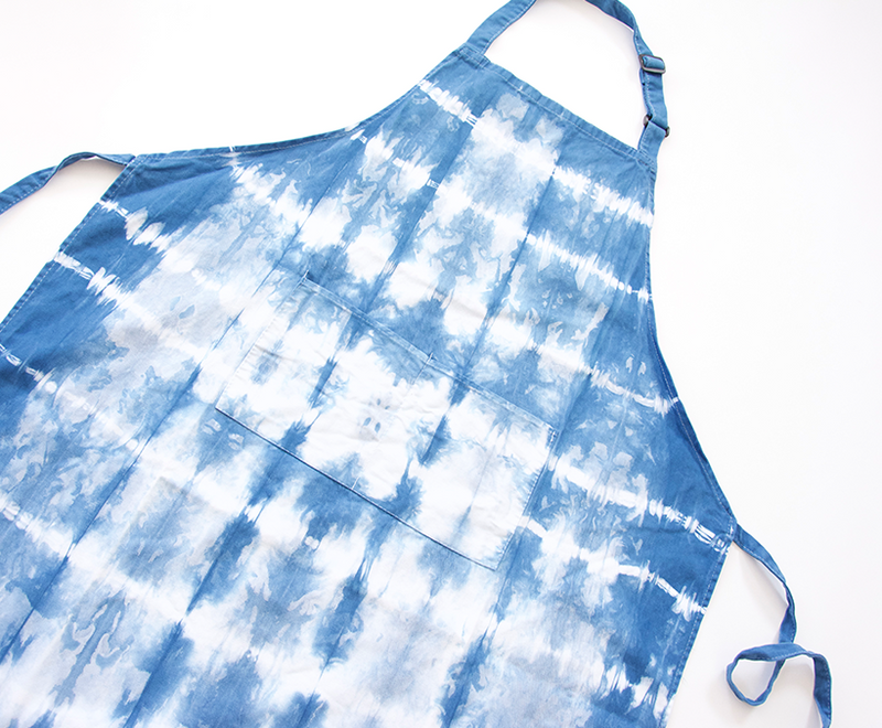 Tie Dye Shibori Apron - Indigo (FINAL SALE - Only 1 left)