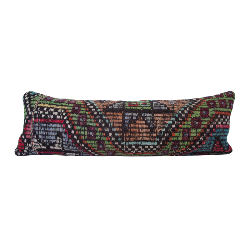 Kilim Extra Long Lumbar Pillow #8 - 14x36 pillow